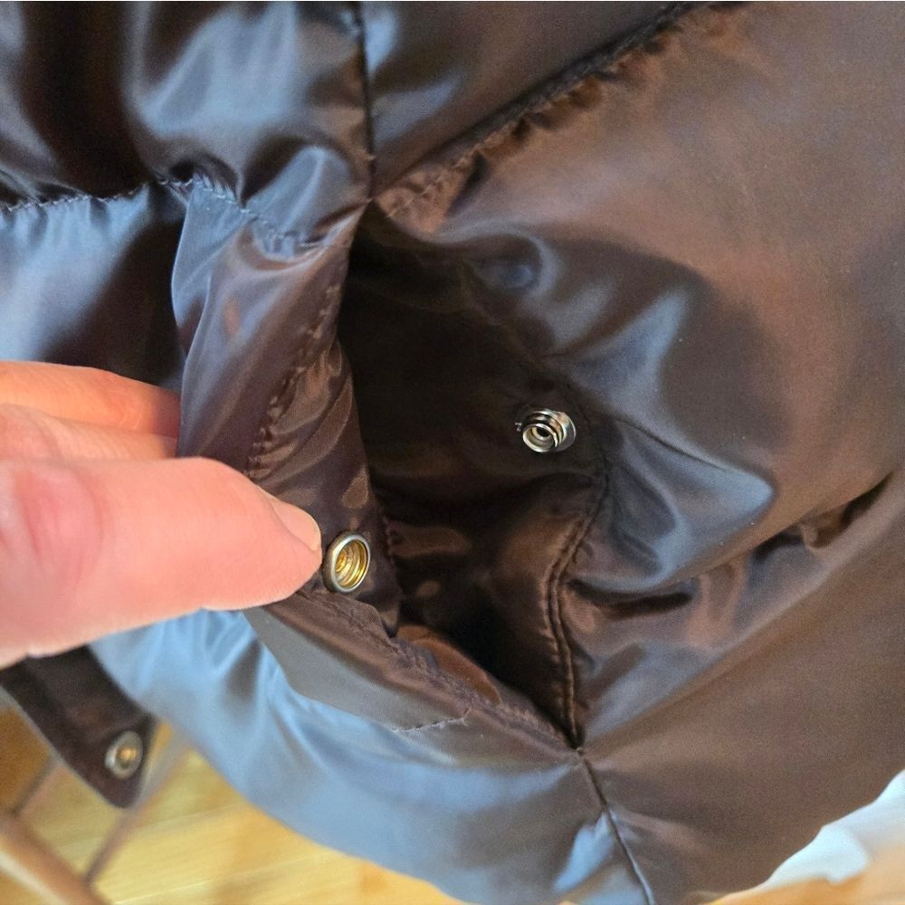 J.Crew Dark Brown Down Womens PufferVest S - Picture 5 of 7